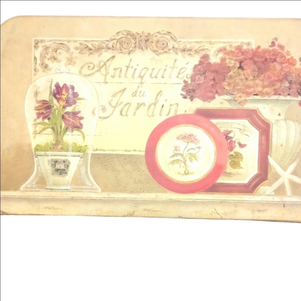 Art in Motion Vintage Yellow Floral Small Suitcase